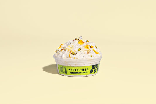 Kesar Pista AKA Pistachio, Saffron laced with Cardamom